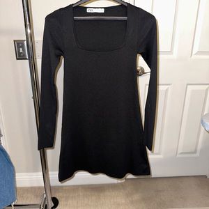 Zara black dress mini